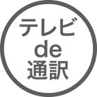 テレビで通訳